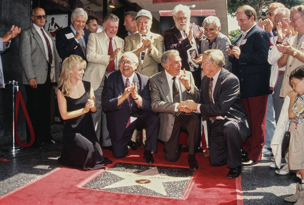 Dennis James's Hollywood Walk Of Fame Star Ceremony
