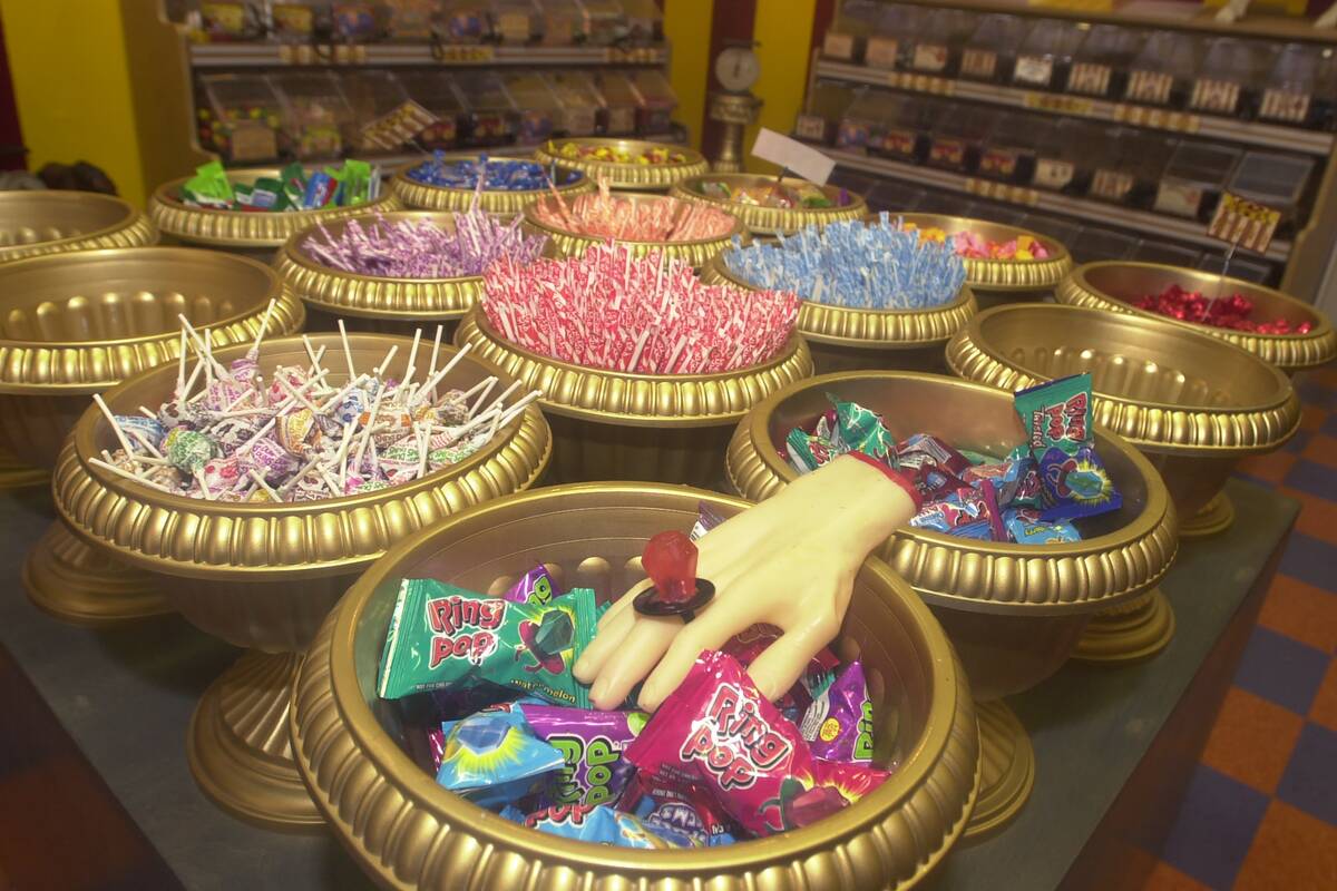 Display At The Big Top Candy Shop