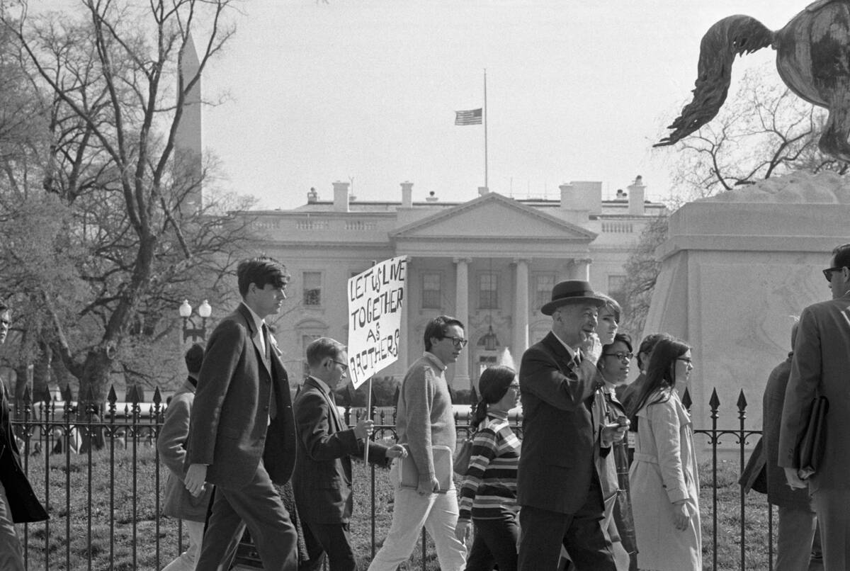 Flag at Half Mast in Mourning for Dr. King