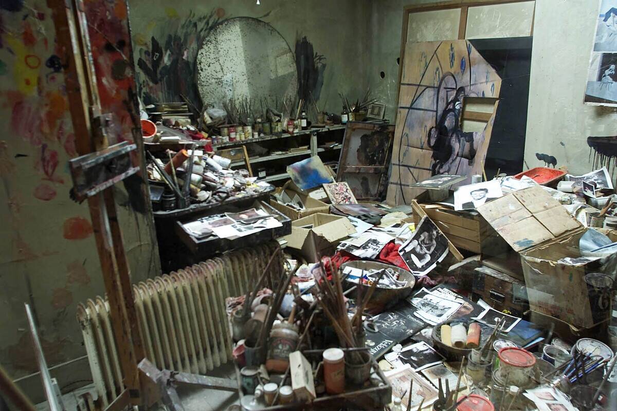 Francis Bacon's art studio