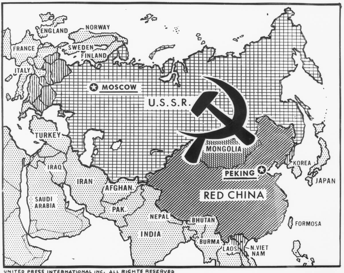 Great Decisions Map of Communist Countries