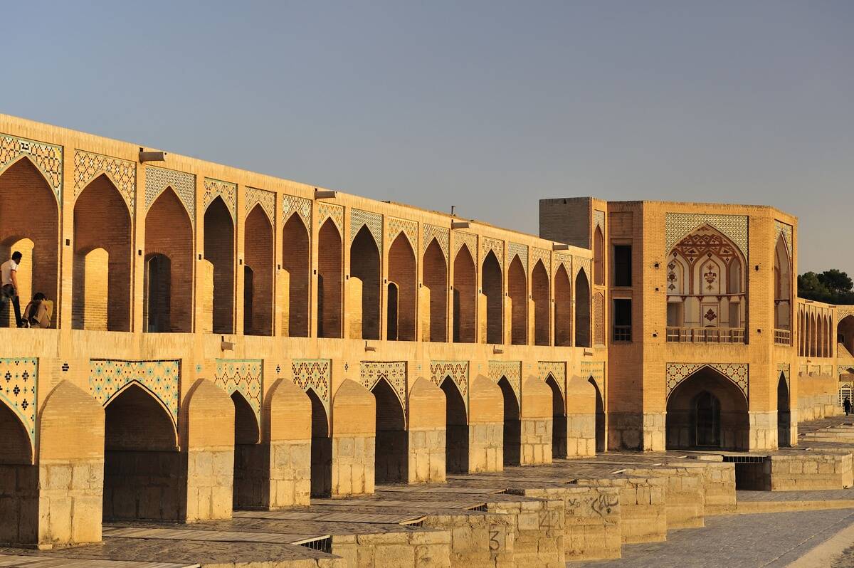 khaju bridge, esfahan, iran