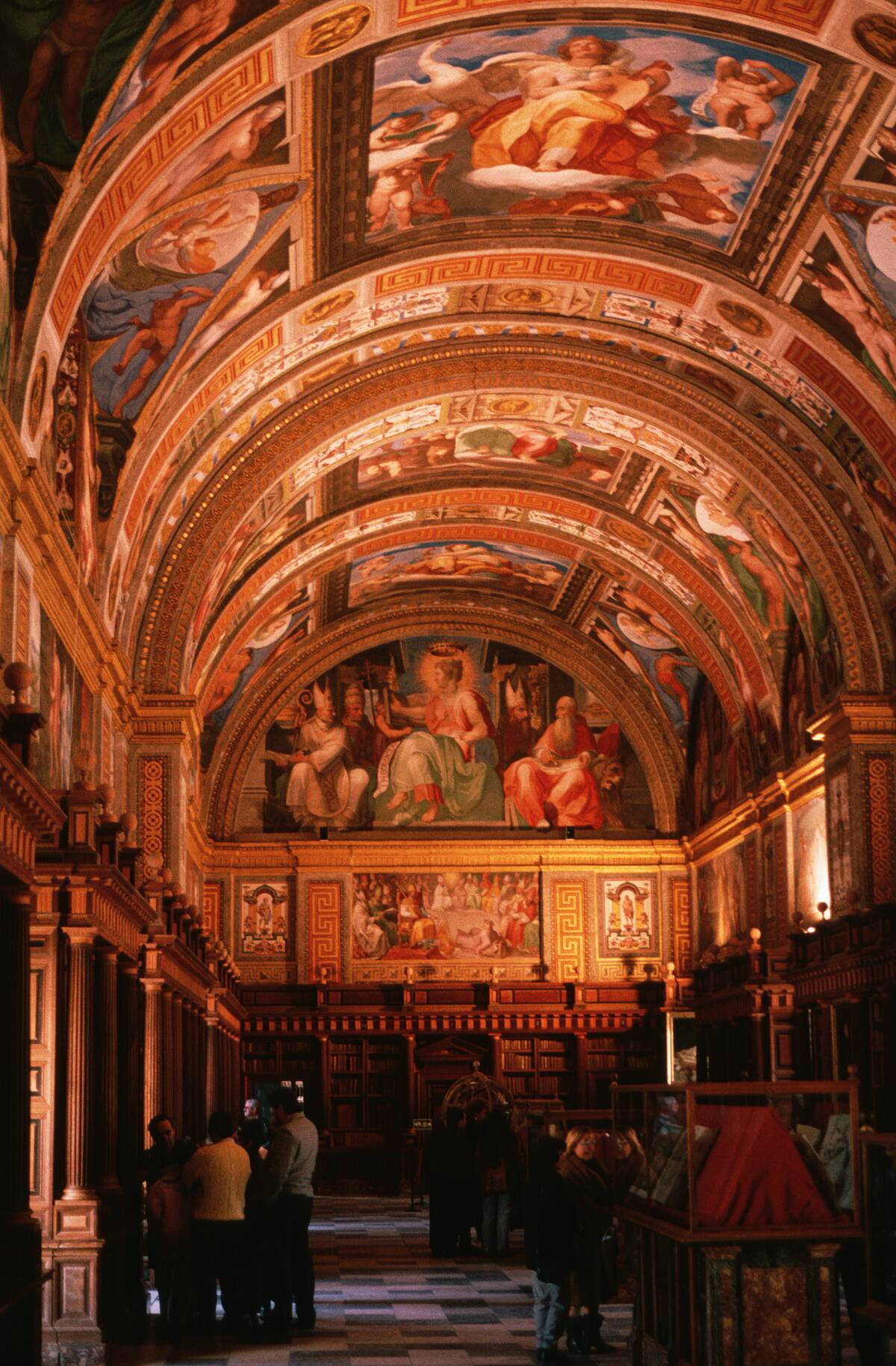Library of El Escorial in Spain