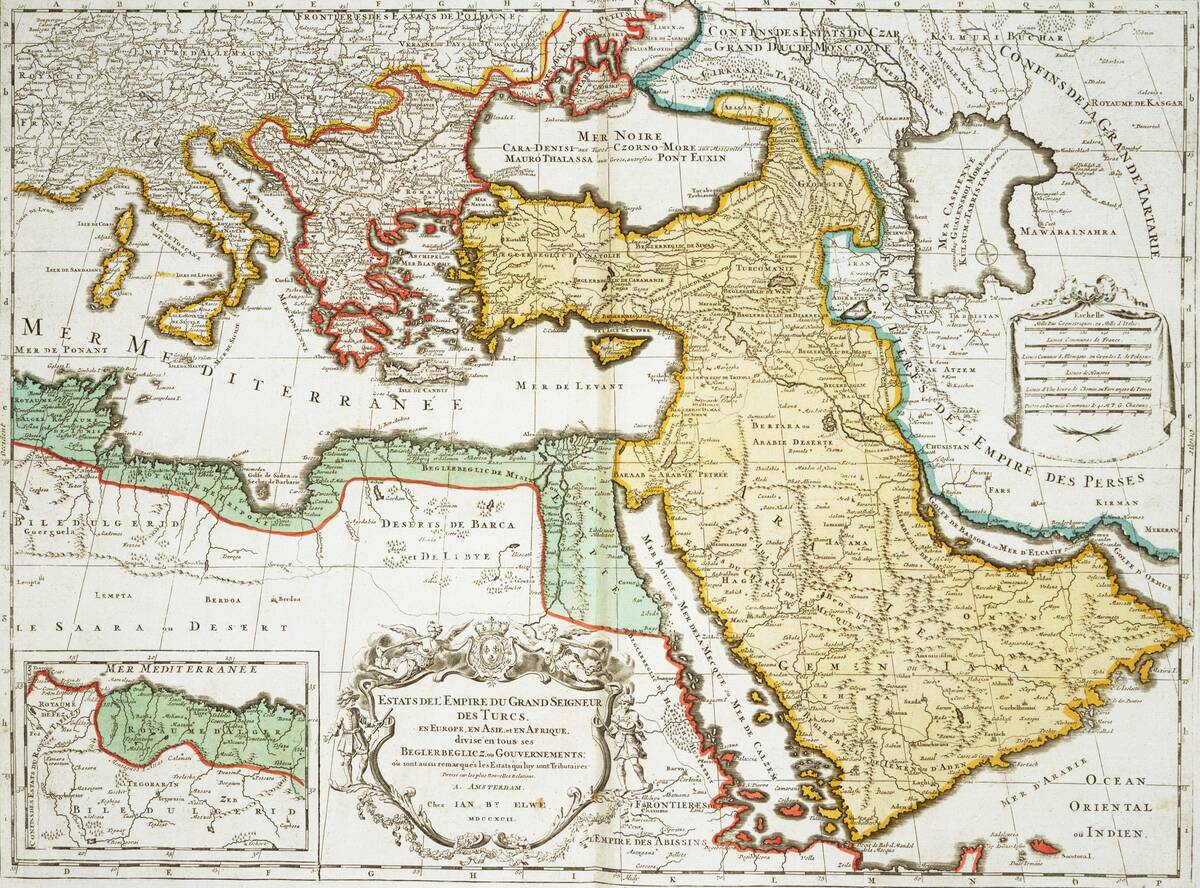 Map of Ottoman Empire