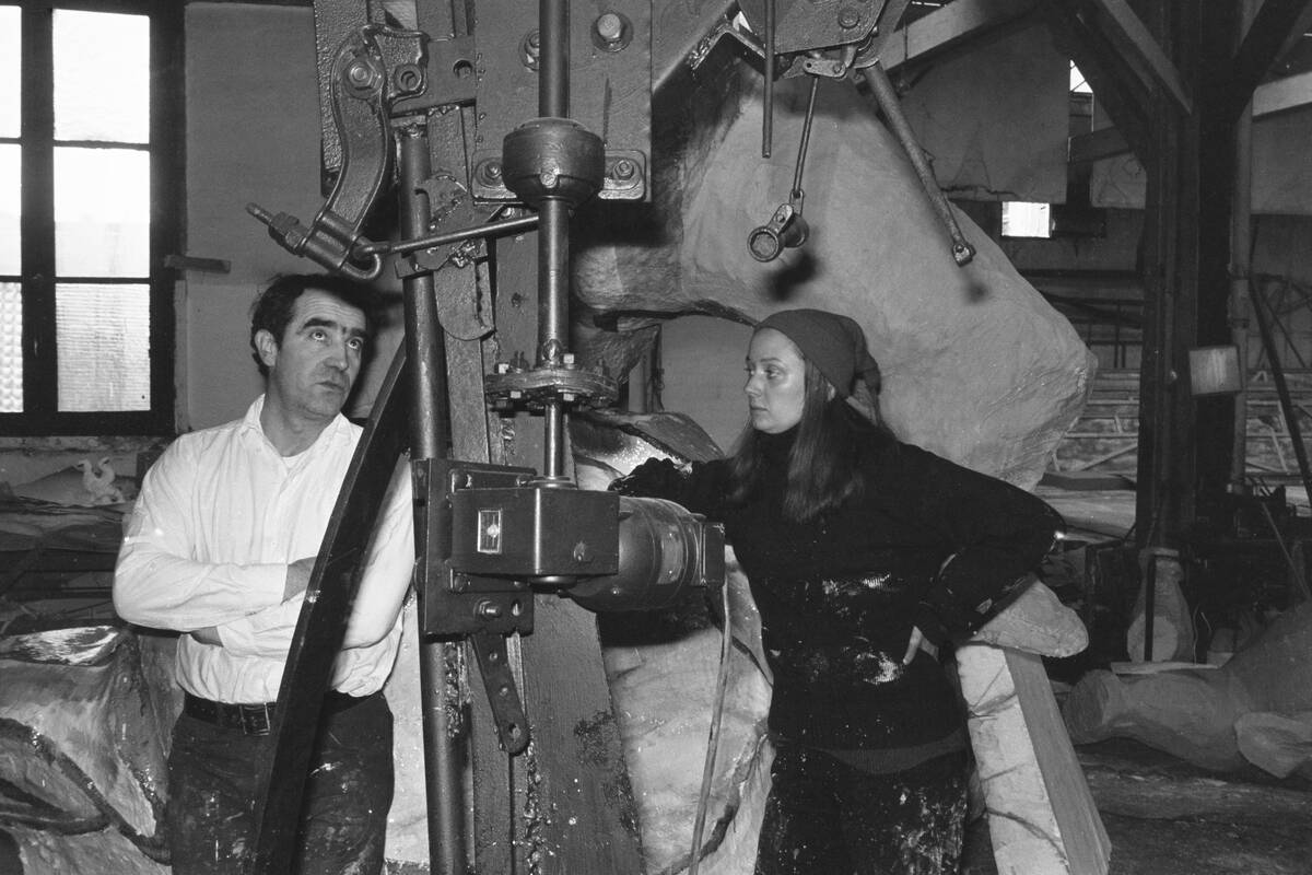 Niki de Saint Phalle et Jean Tinguely en 1967