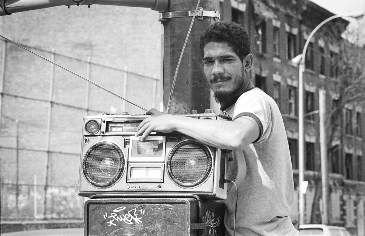 Portrait Of Ephraim With A Boombox