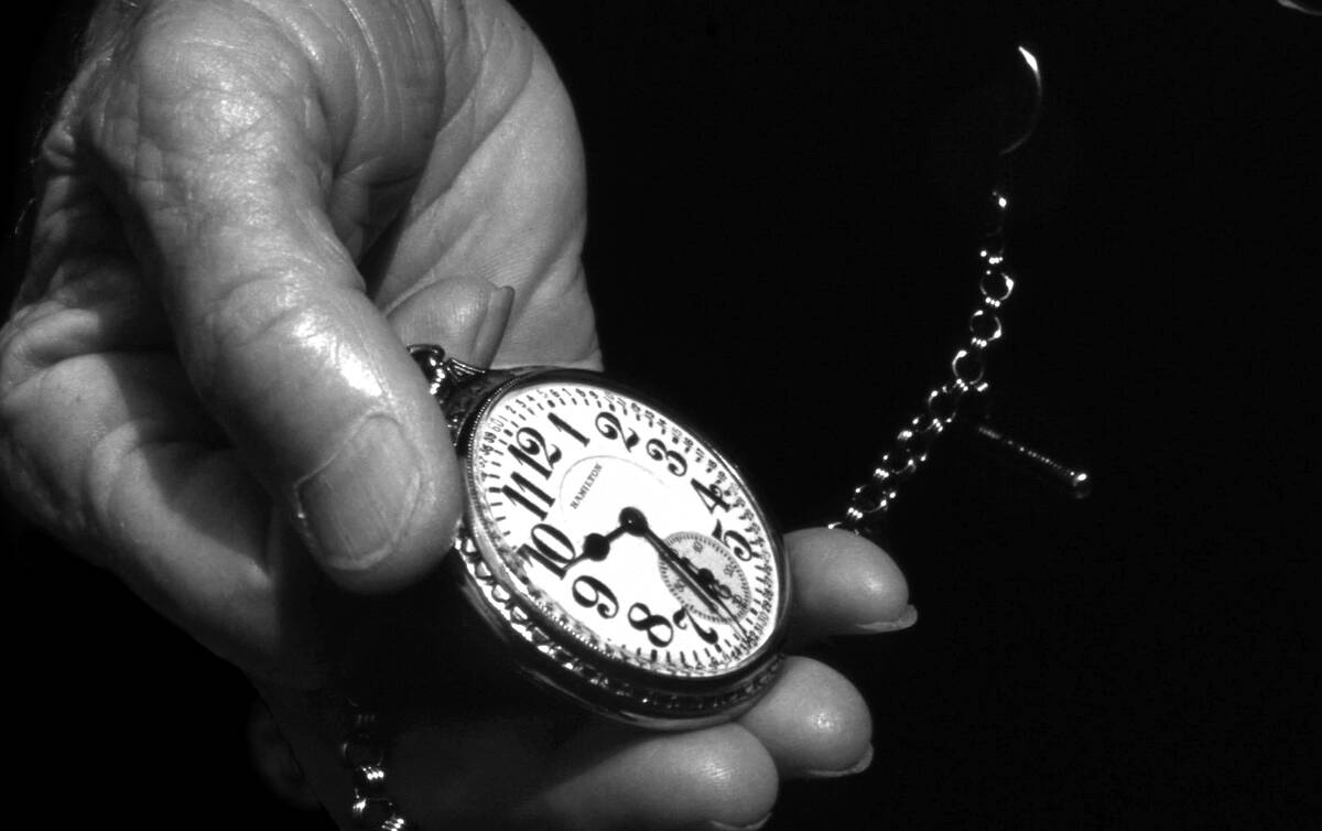 Railroad conductor's watch