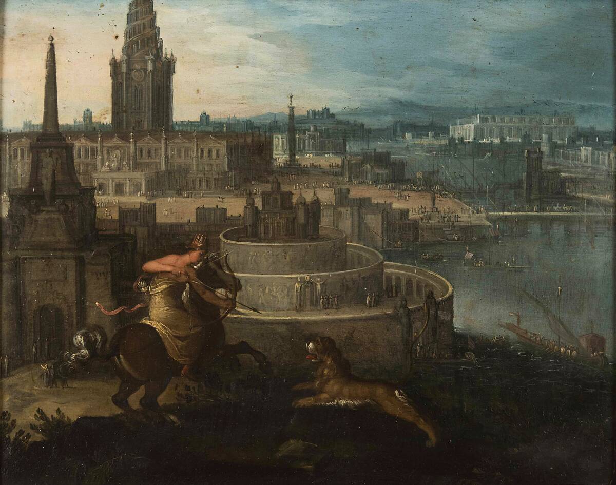 Semiramis Before The Gates Of Babylon