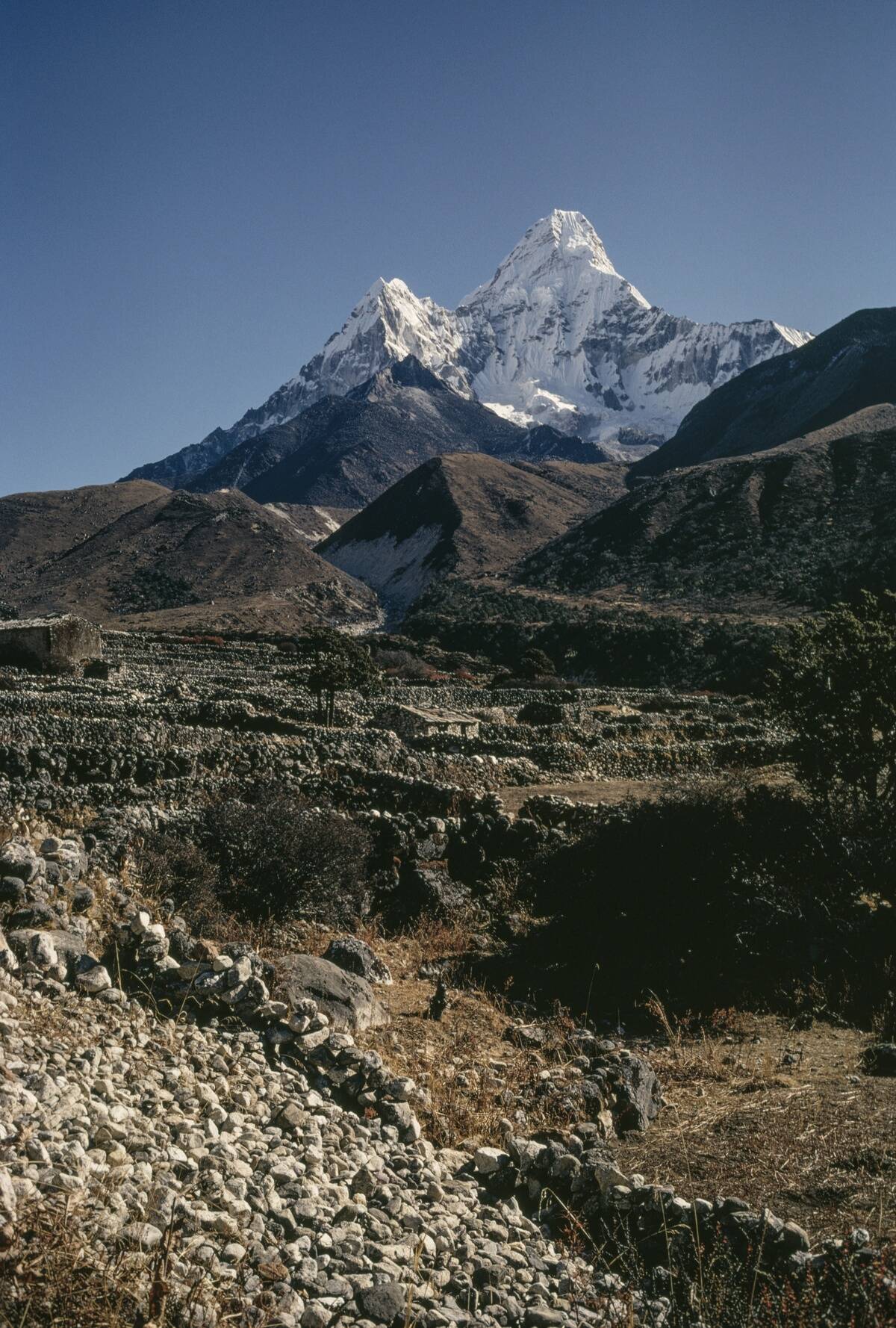 Slopes of Ama Dablam, Sagarmatha national park