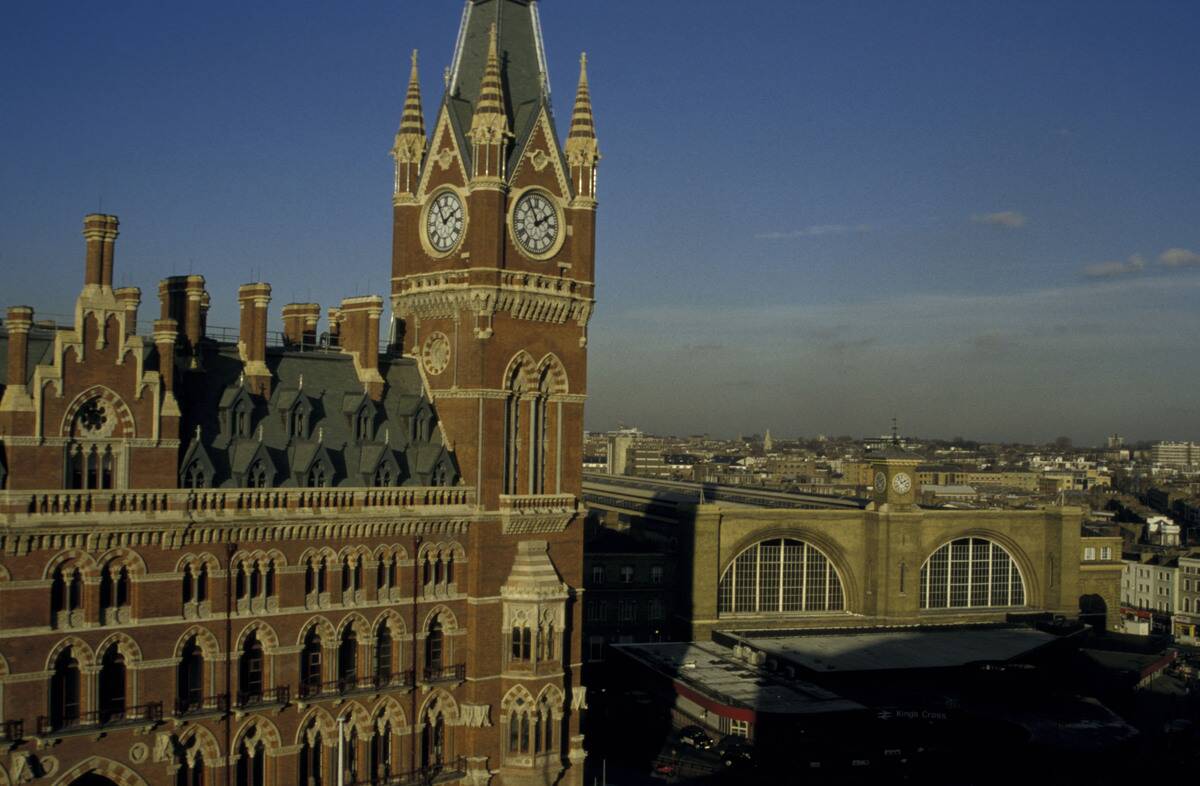 St Pancras and Kings Cross station