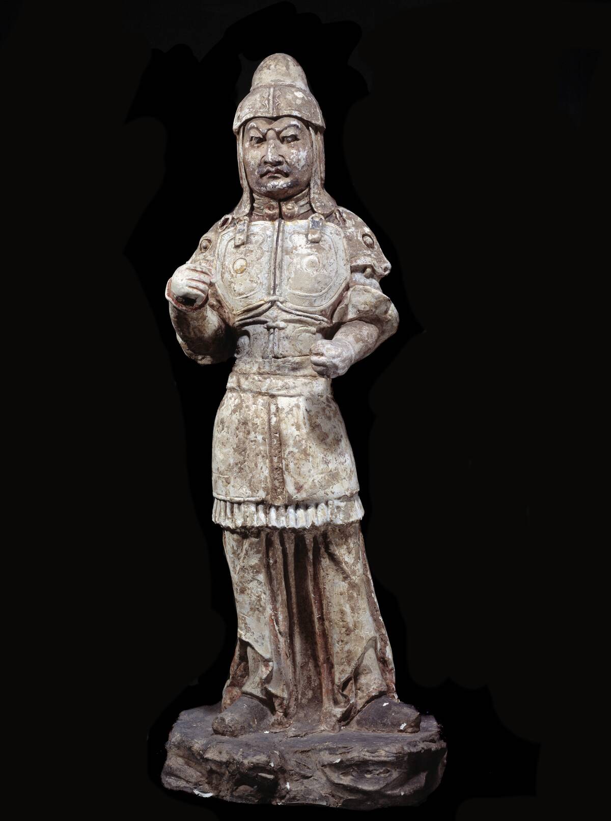 Statuette of a warrior, Tang Dynasty, 618-907
