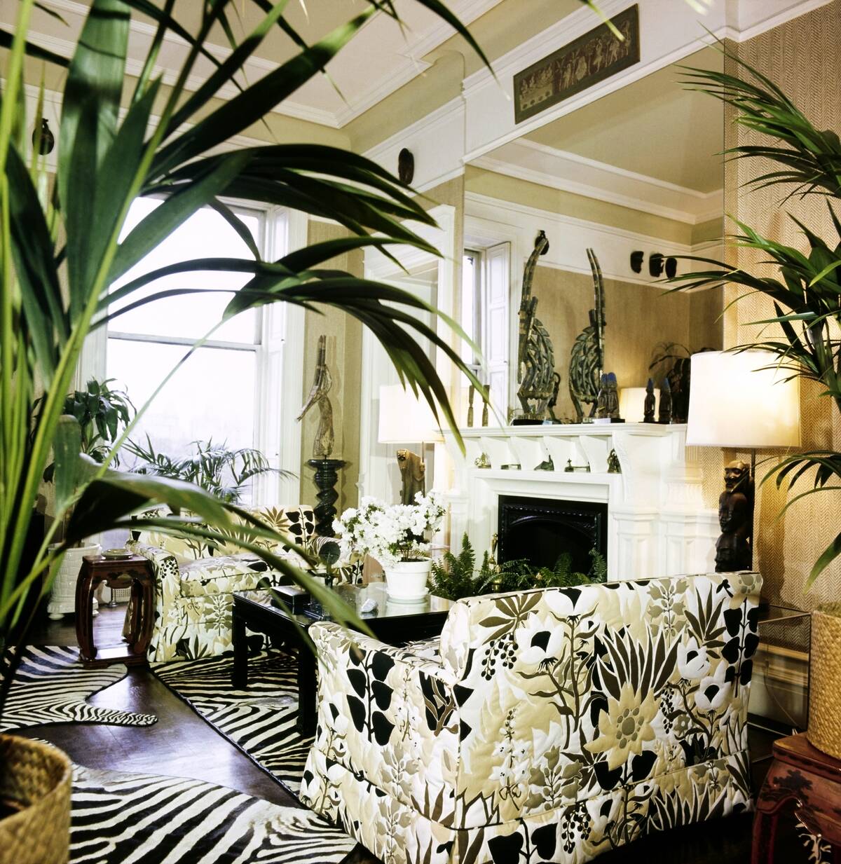 The African Room in Guedaliahou and Susan Stein Shiva's New York Apartment, Vogue