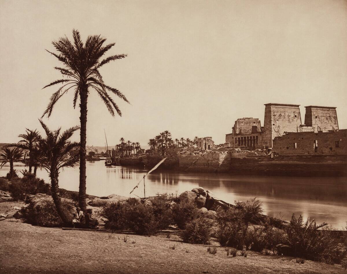 The Island And Temple At Philae