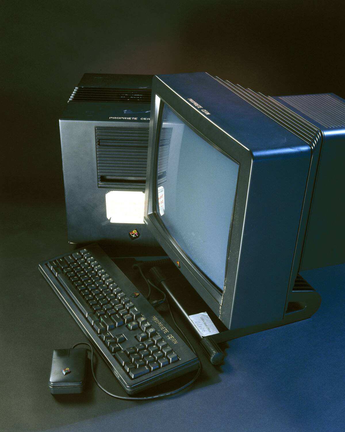 The NeXT computer, c 1990.