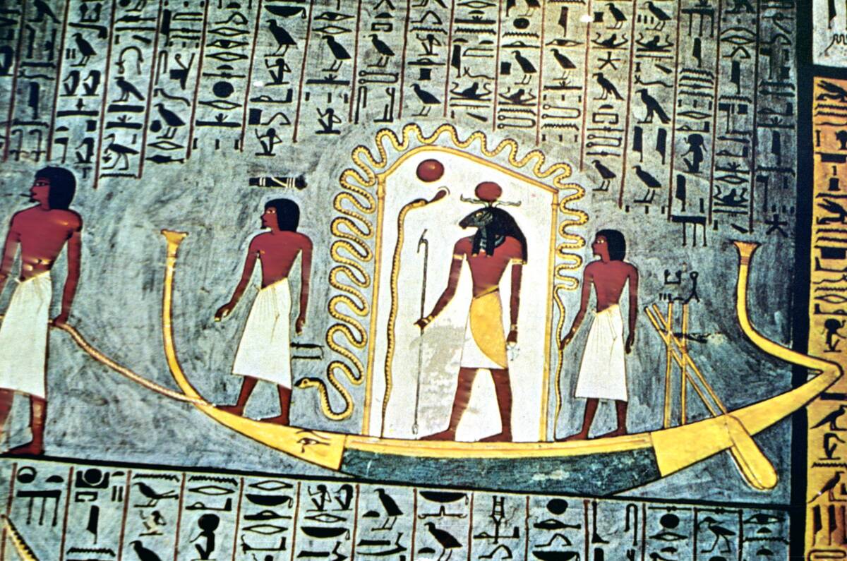 The Sun God Ra, Boat Scene