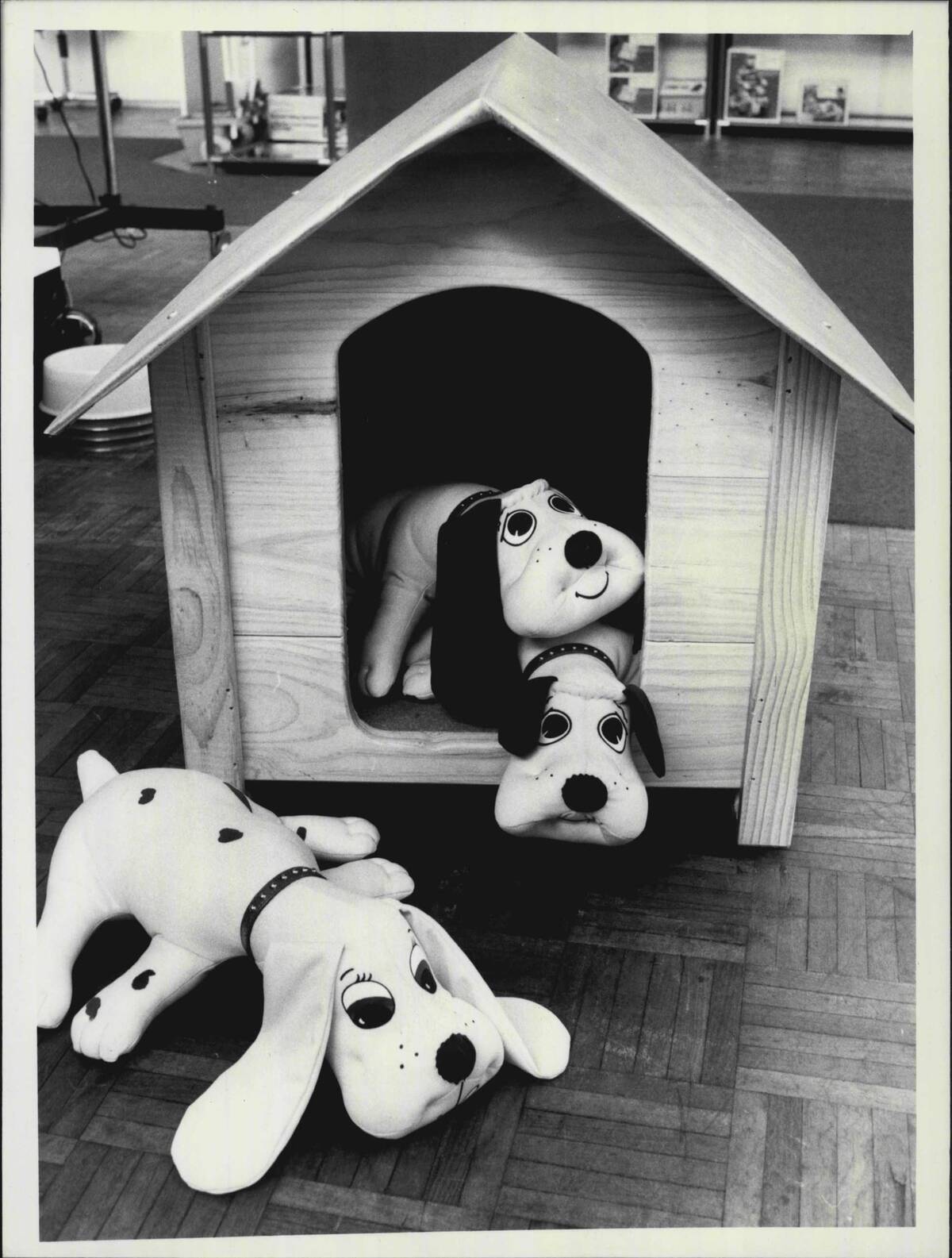 Toy Fair at the Sydney Showground.The 20th International Tey Traid Fair at the Showground.The Tonka Corporation exhibit Rhonda McMurtie of Frenches Forrest with Pound Puppies.