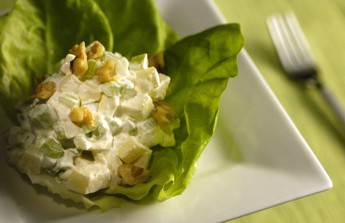 Waldorf Salad. Photo shot on Wed 3/17/2004.